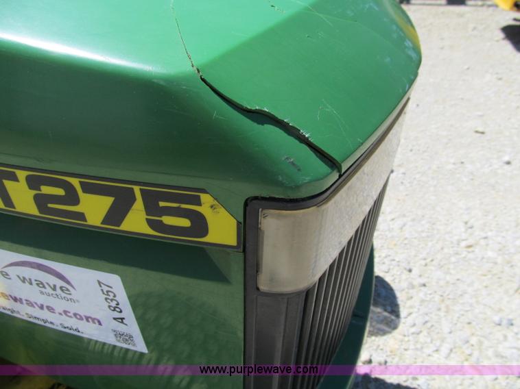 image for item A8357 John Deere GT275 lawn mower