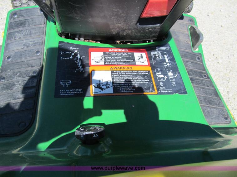 image for item A8357 John Deere GT275 lawn mower