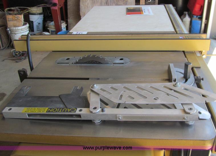 image for item A8358 Powermatic 66 table saw
