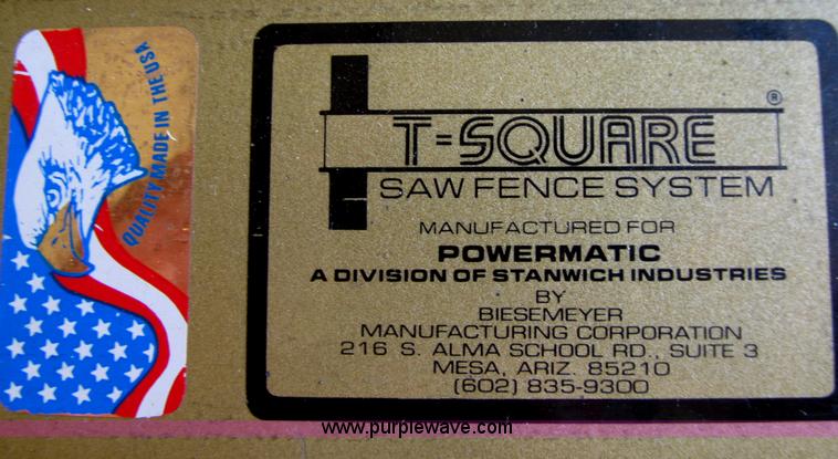 image for item A8358 Powermatic 66 table saw