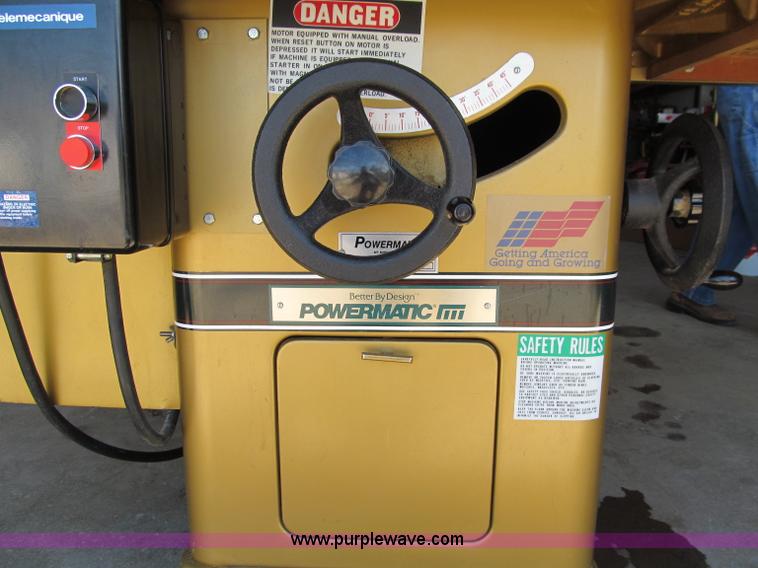 image for item A8358 Powermatic 66 table saw