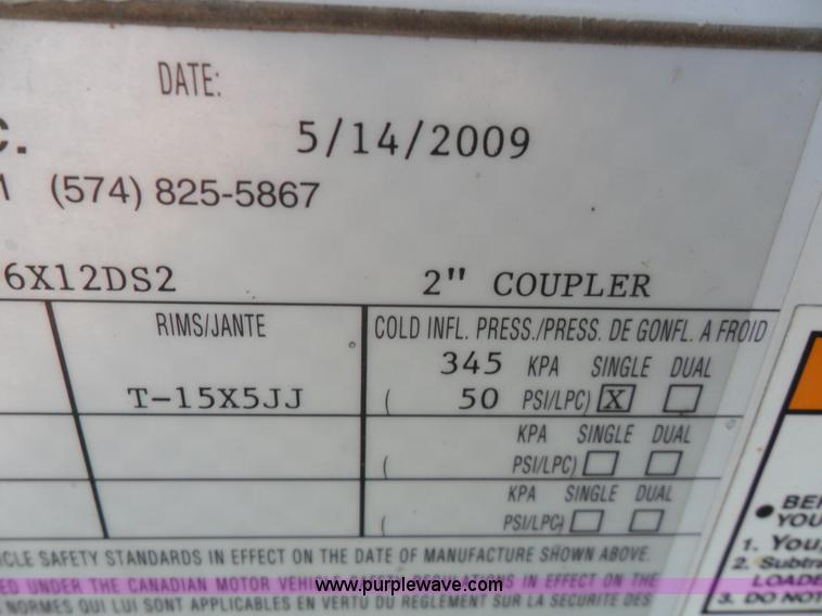 image for item B1318 2009 Haulmark Transport DLX trailer