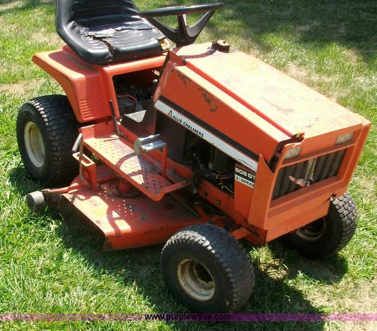 image for item B1404 Allis-Chalmers 808GT Simplicity 6008 lawn mower
