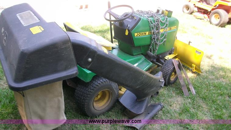 image for item B1406 John Deere 160 lawn mower