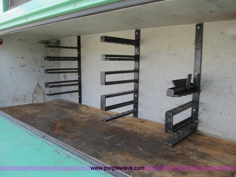 image for item B2740 1995 Ford F800 extended cab utility transport truck