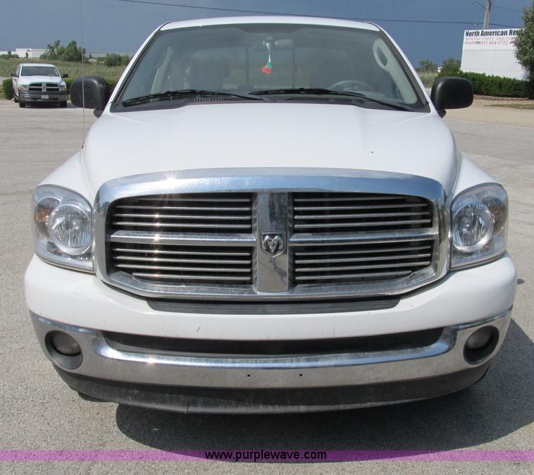 image for item B2755 2008 Dodge Ram 1500 Big Horn Edition quad cab pickup truck