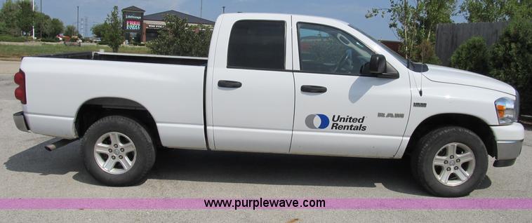 image for item B2755 2008 Dodge Ram 1500 Big Horn Edition quad cab pickup truck