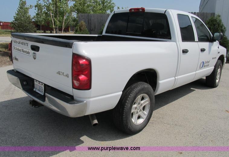 image for item B2755 2008 Dodge Ram 1500 Big Horn Edition quad cab pickup truck