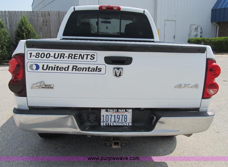 image for item B2755 2008 Dodge Ram 1500 Big Horn Edition quad cab pickup truck