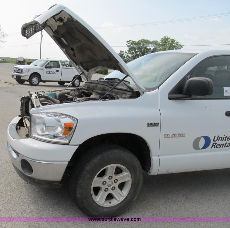 image for item B2755 2008 Dodge Ram 1500 Big Horn Edition quad cab pickup truck