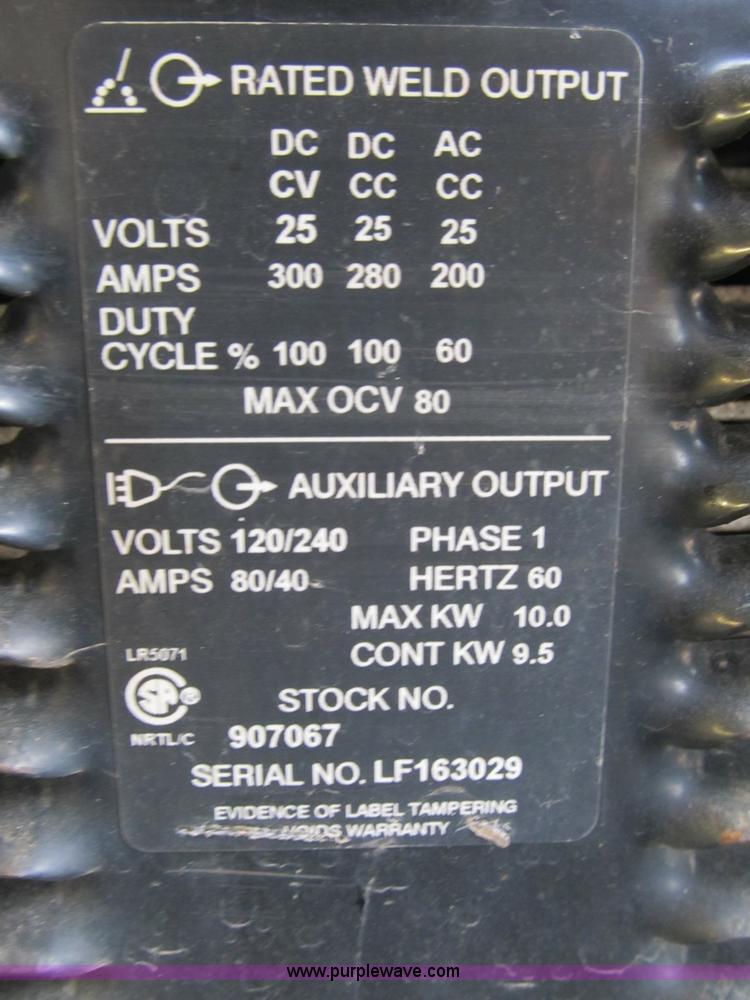 image for item B2758 2005 Miller Trail Blazer 301D portable welder