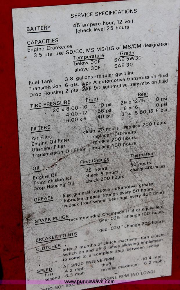 image for item C2591 Allis-Chalmers 720 tractor