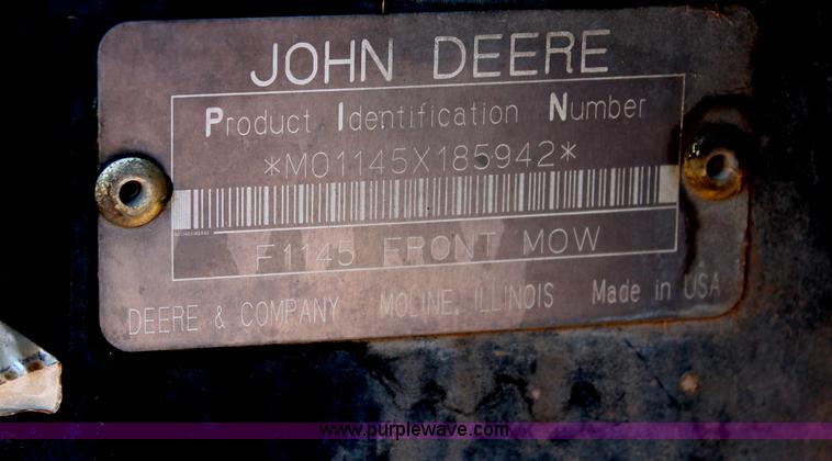 image for item C2592 John Deere F1145 lawn mower