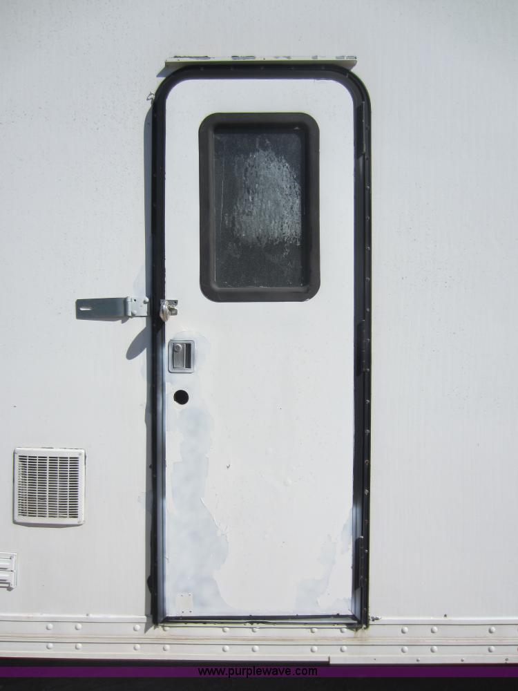 image for item D5544 1980 28' tandem axle enclosed trailer