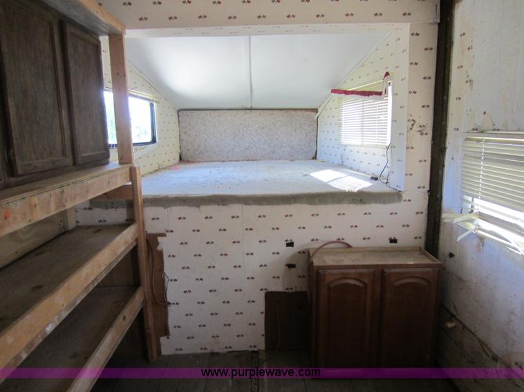 image for item D5544 1980 28' tandem axle enclosed trailer