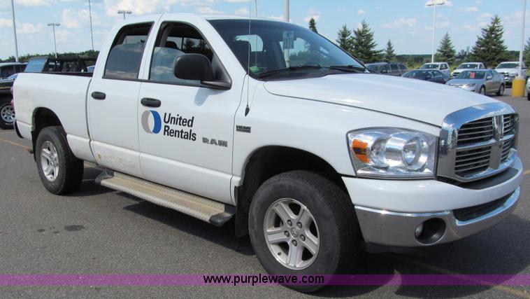 image for item I9777 2008 Dodge Ram 1500 SLT Quad Cab pickup truck