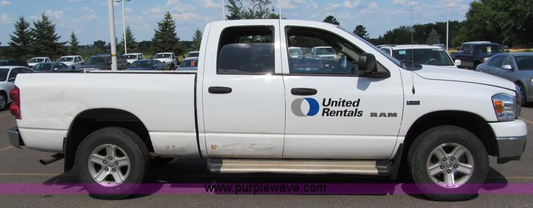 image for item I9777 2008 Dodge Ram 1500 SLT Quad Cab pickup truck