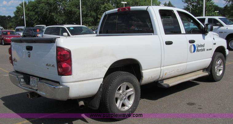 image for item I9777 2008 Dodge Ram 1500 SLT Quad Cab pickup truck