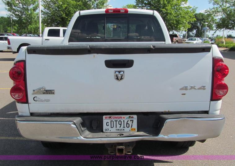 image for item I9777 2008 Dodge Ram 1500 SLT Quad Cab pickup truck