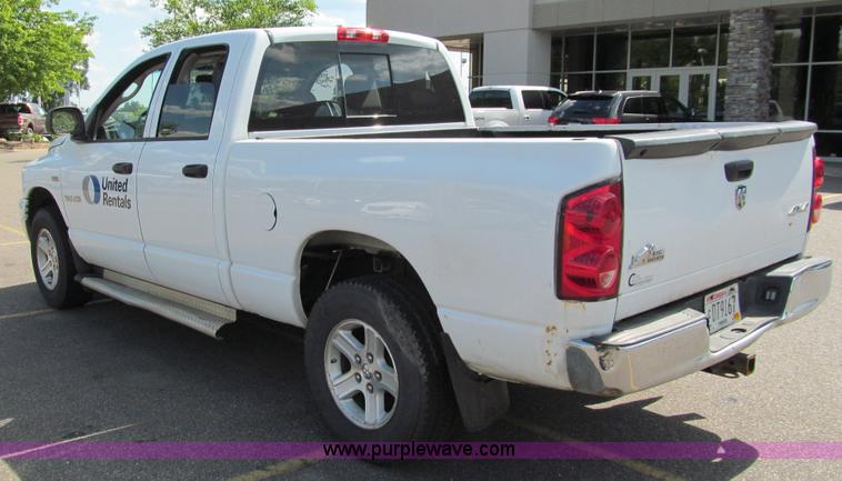 image for item I9777 2008 Dodge Ram 1500 SLT Quad Cab pickup truck