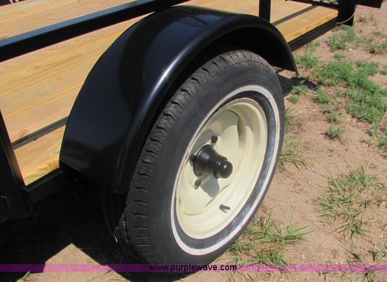 image for item L9880 2012 shop built 5 x 10 utility trailer