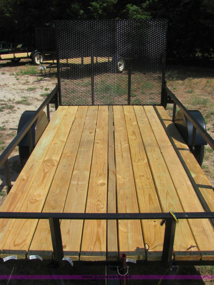 image for item L9880 2012 shop built 5 x 10 utility trailer