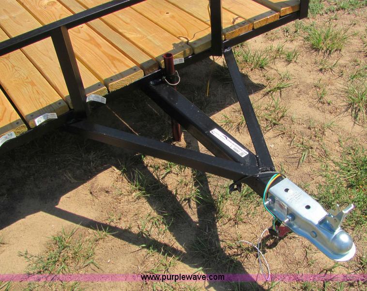 image for item L9880 2012 shop built 5 x 10 utility trailer