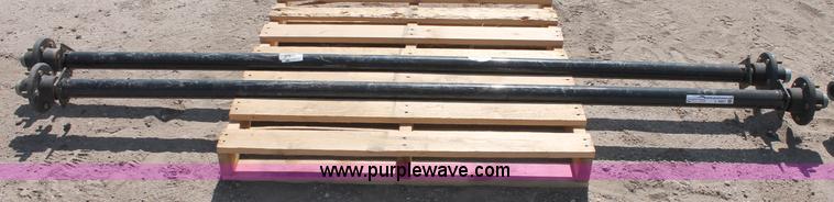 image for item L9921 (2) Rockwell American 3,500 lbs trailer axles