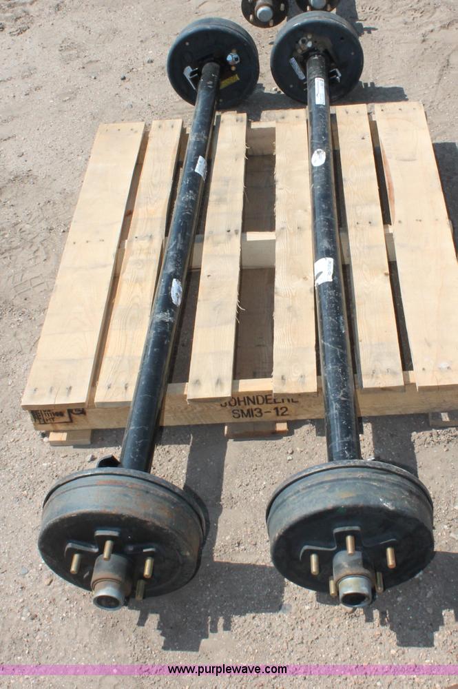 2-rockwell-american-3-500-lbs-trailer-axles-with-brakes-in-sublette