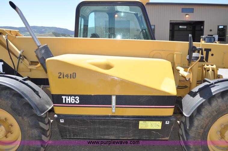 image for item A5949 2000 Caterpillar TH63 telehandler