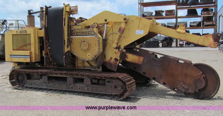 image for item A7523 Vermeer T800B trencher