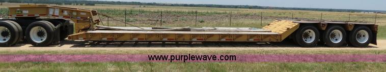 image for item B2413 2009 Witzco Challenger RG-50 52.5' detachable drop deck lowboy trailer