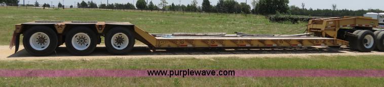 image for item B2413 2009 Witzco Challenger RG-50 52.5' detachable drop deck lowboy trailer