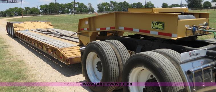image for item B2413 2009 Witzco Challenger RG-50 52.5' detachable drop deck lowboy trailer