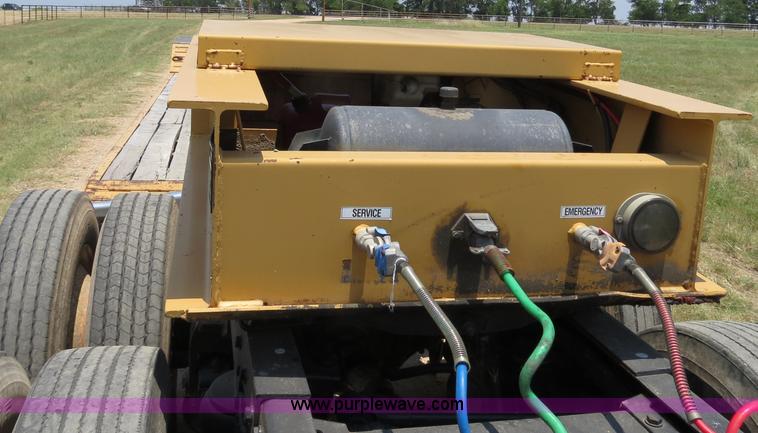 image for item B2413 2009 Witzco Challenger RG-50 52.5' detachable drop deck lowboy trailer