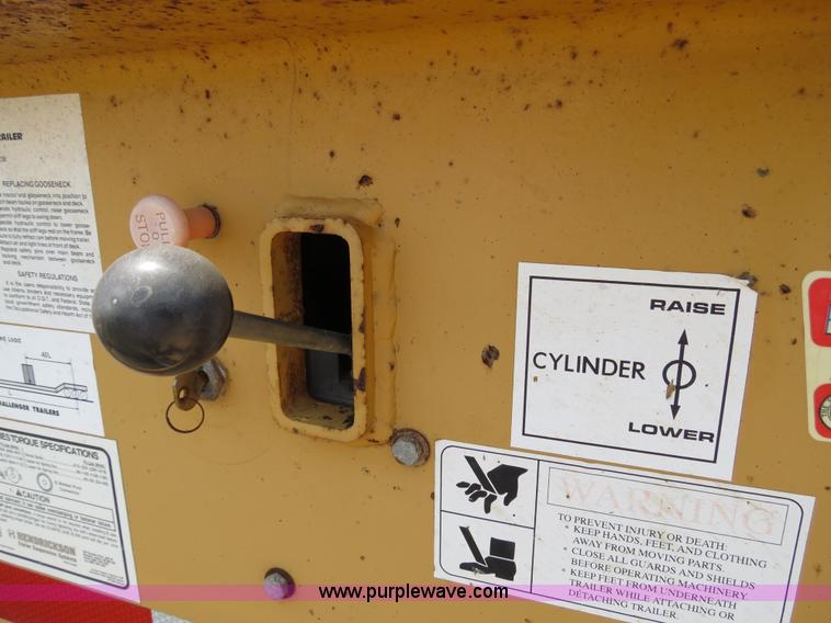 image for item B2413 2009 Witzco Challenger RG-50 52.5' detachable drop deck lowboy trailer