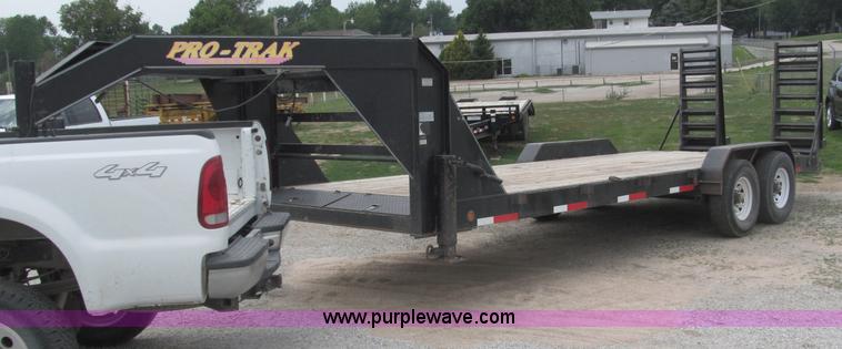 image for item B5154 2006 Pro-Trak tandem axle gooseneck trailer