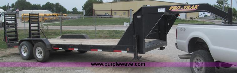 image for item B5154 2006 Pro-Trak tandem axle gooseneck trailer