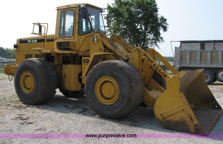 image for item B6398 1989 Fiat-Allis FR20B wheel loader