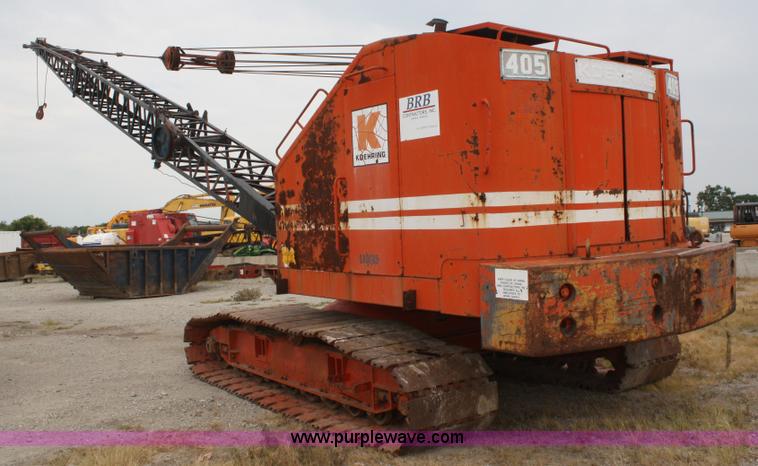 image for item B6839 1973 Koehring 405 20 ton crane