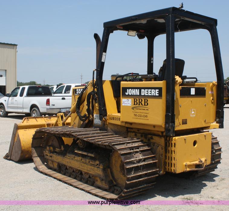 image for item B6843 1996 John Deere 555G WT Series IV track loader