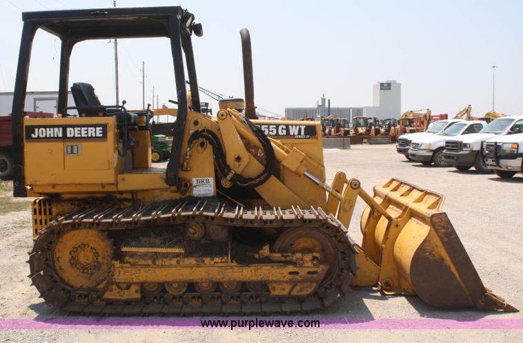 image for item B6843 1996 John Deere 555G WT Series IV track loader