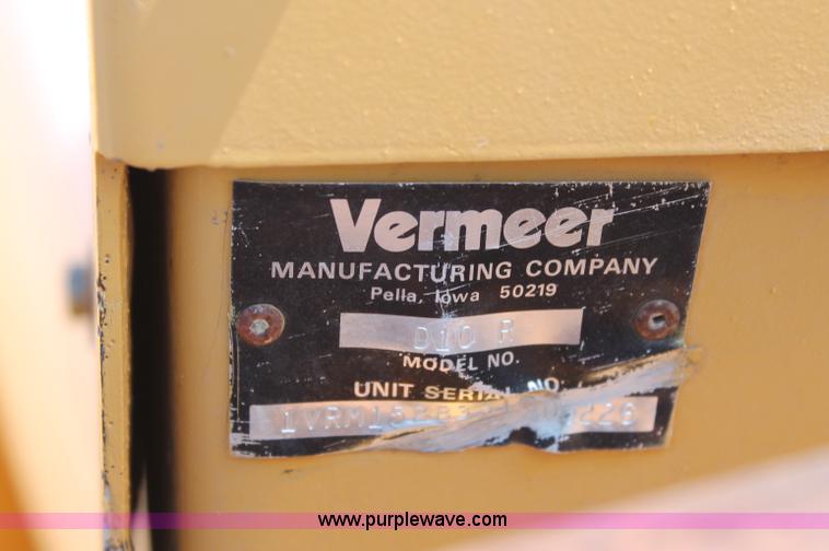 image for item C2586 1992 Vermeer Navigator D10R directional boring machine
