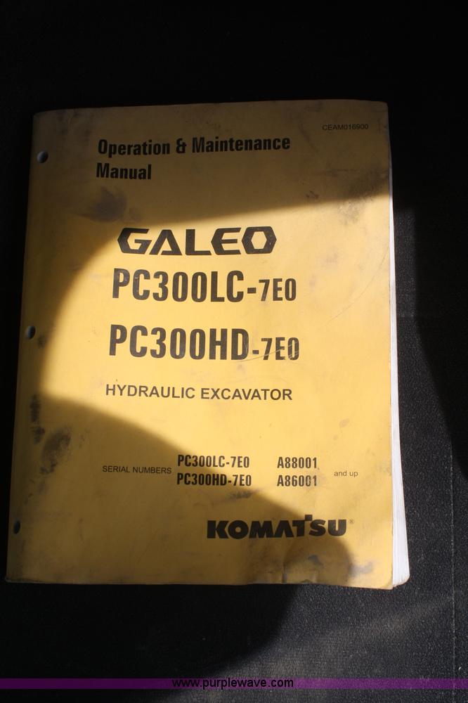 image for item C2604 2005 Komatsu PC300HD-7E0 Galeo excavator