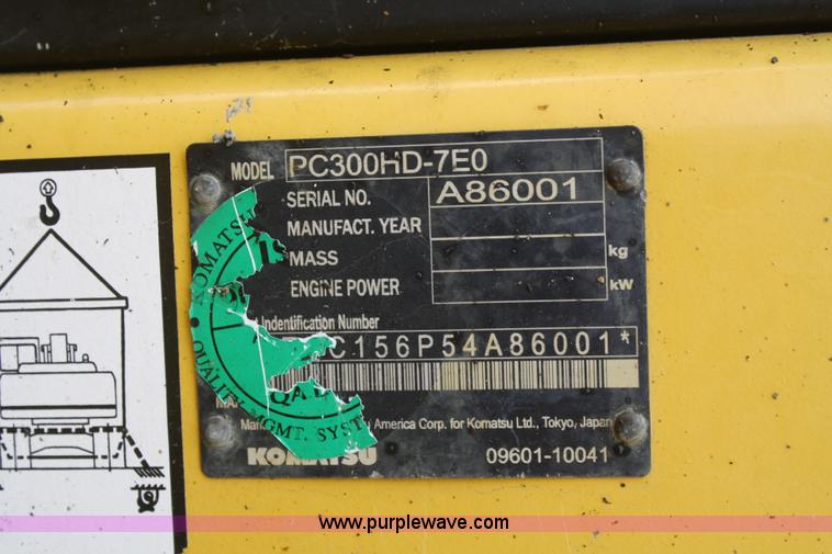 image for item C2604 2005 Komatsu PC300HD-7E0 Galeo excavator