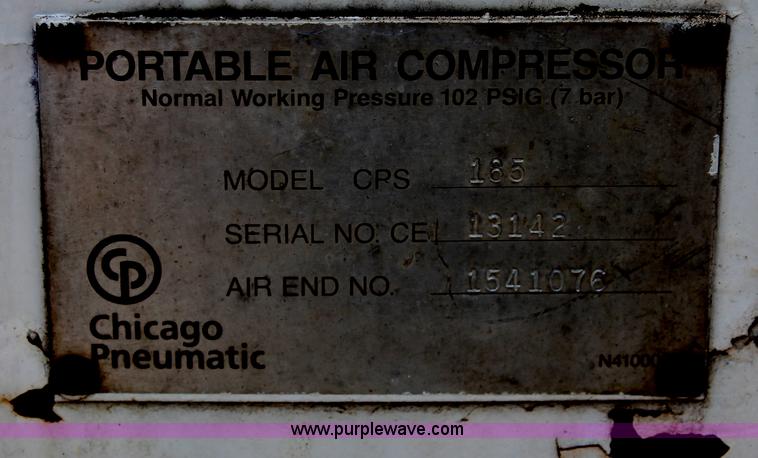 image for item C2607 Chicago Pneumatic CPS 185 air compressor