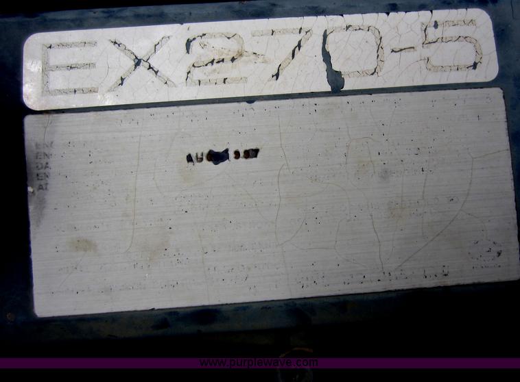 image for item D2011 1997 Hitachi EX270 LC-5 excavator