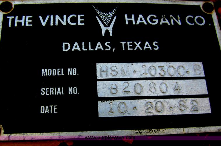 image for item D2034 1982 Vince Hagan HSM-10300-B portable concrete conveyor batch plant