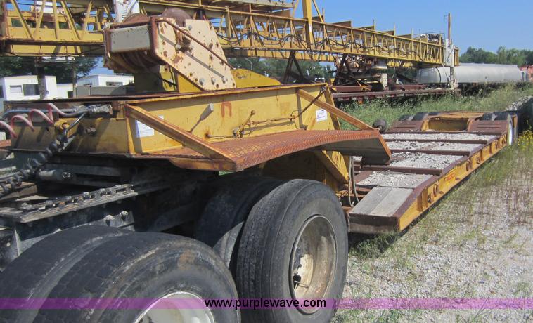 image for item D4161 1975 Talbert triple axle detachable haul trailer