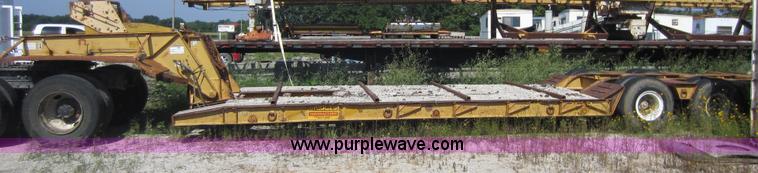 image for item D4161 1975 Talbert triple axle detachable haul trailer